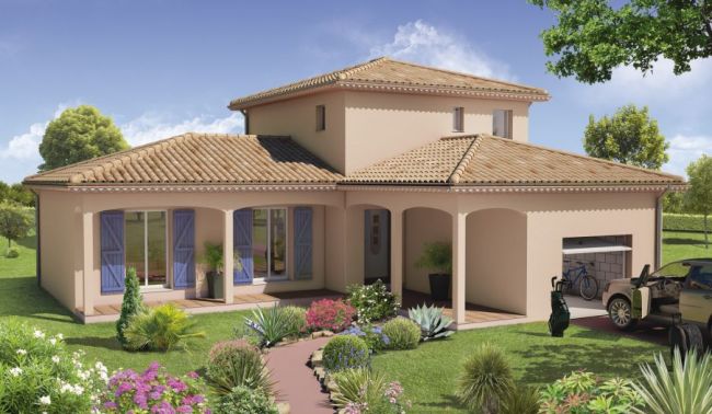 Terssac, villa 116m², garage, terrasse couverte - Demeures d'Occitanie constructeur à Albi (81)