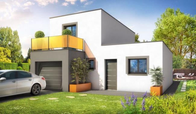 Terssac, villa contemporaine 90m² - Demeures d'Occitanie constructeur à Albi (81)
