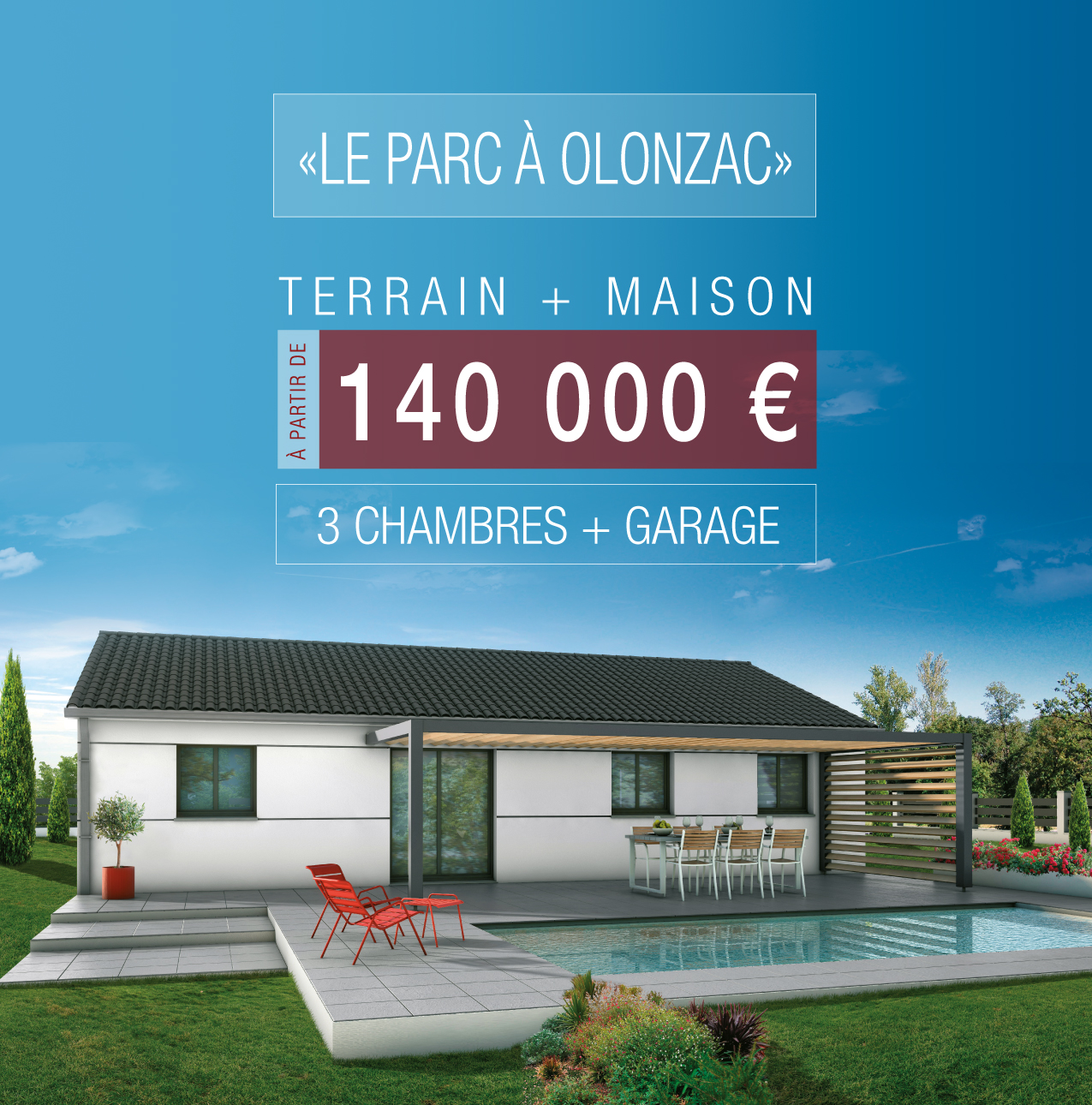 Votre maison T4 à Olonzac à partir de 140 000 €