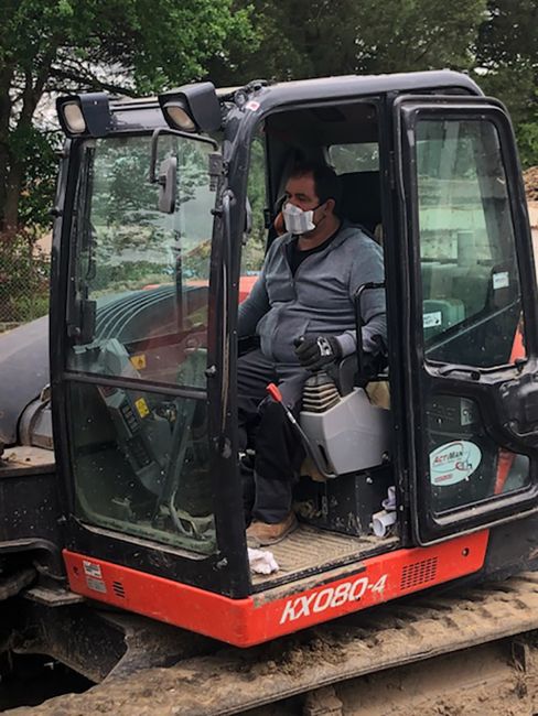 Nos chantiers avancent malgré le confinement !