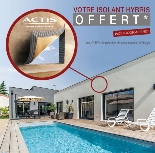 Isolation Hybris d'Actis offerte pour toute construction !