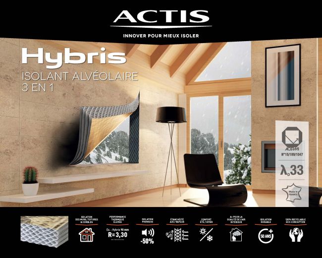 Isolation Hybris d'Actis offerte pour toute construction !