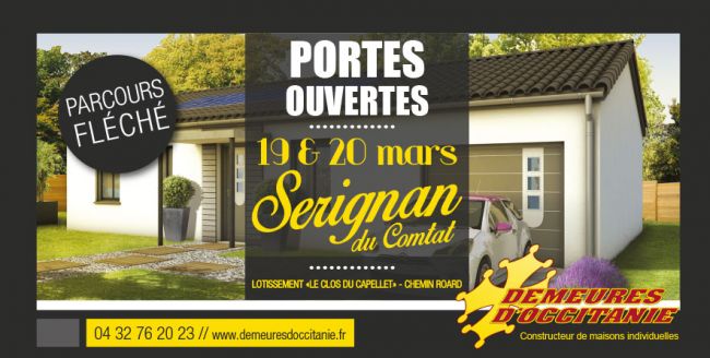 Portes ouvertes à Sérignan de Comtat, maison Demeures d'Occitanie à visiter