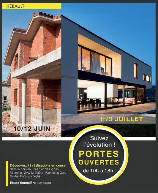 Portes à Pignan sur 11 constructions de Demeures d'Occitanie
