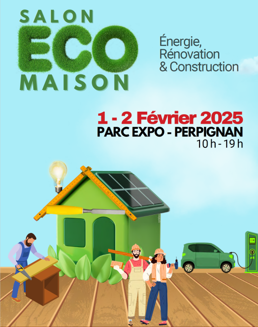 Présents au Salon Eco Maison de Perpignan
