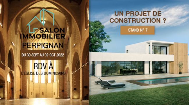 Présents sur le Salon de l'Immobilier de Perpignan