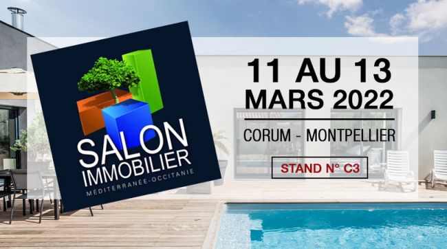 Présents sur le salon de l'immobilier à Montpellier