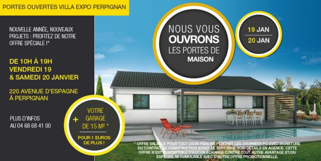 PORTES OUVERTES VILLA EXPO PERPIGNAN