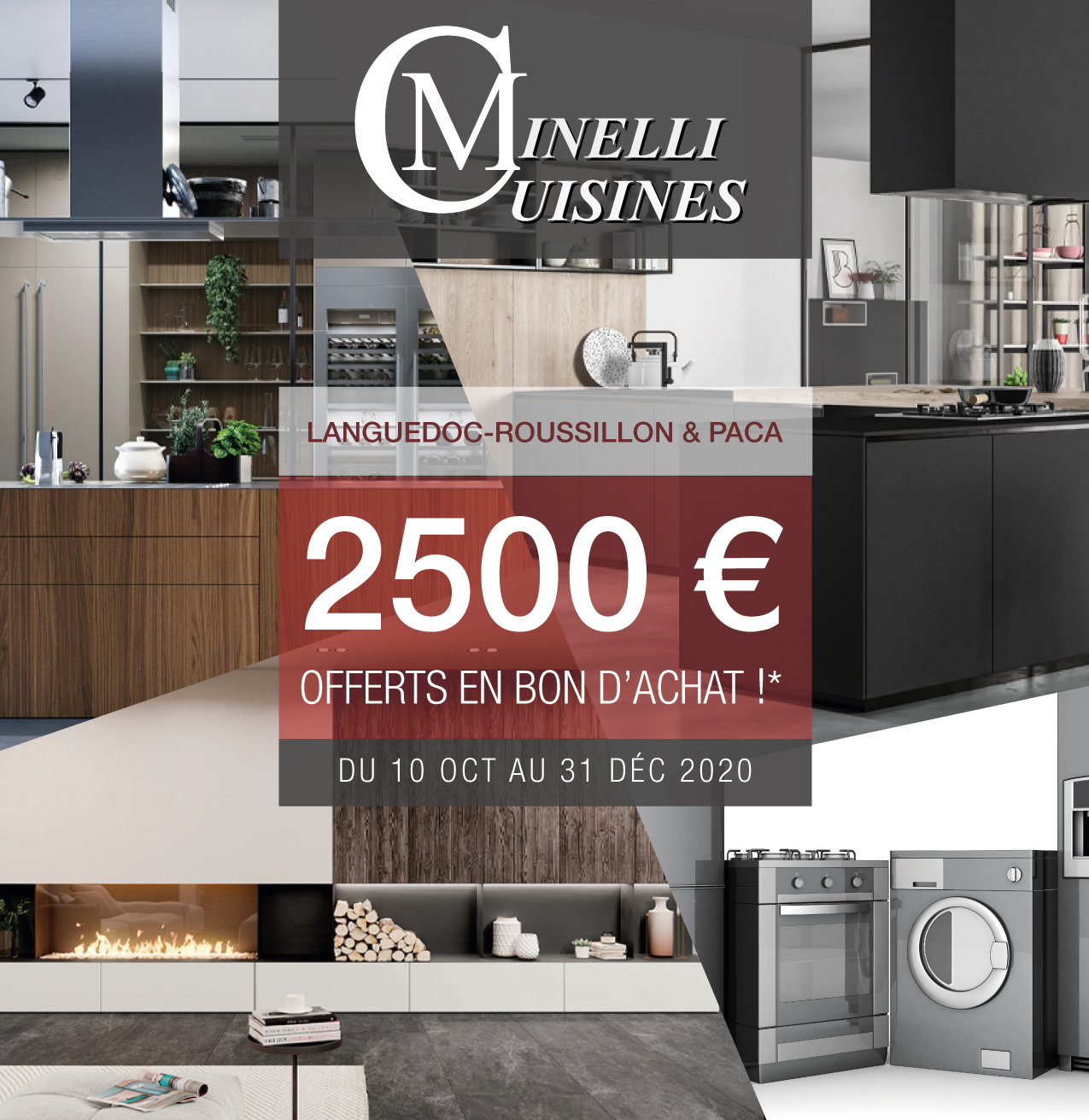 2500 € offerts en bon d'achat