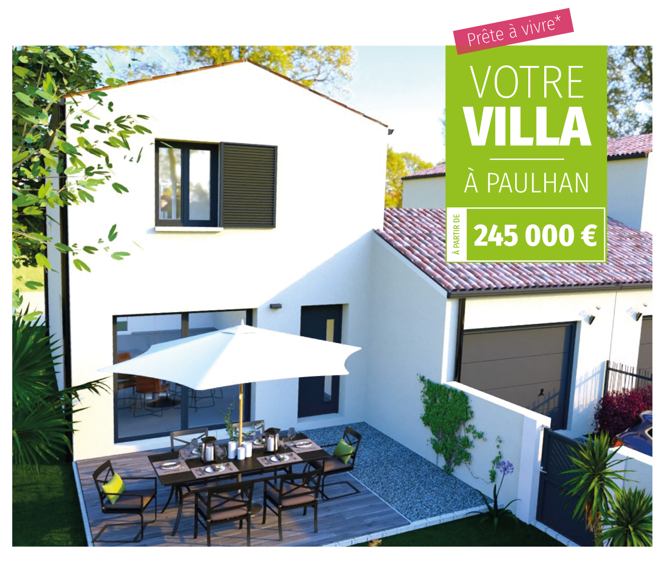 Votre Villa à Paulhan à partir de 245 000 €*
