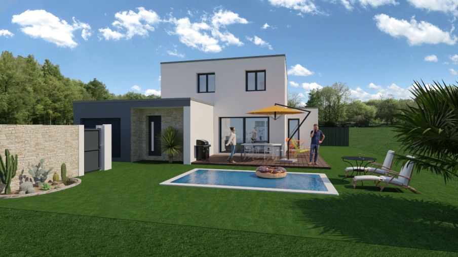 Construire une maison contemporaine Toulouse (31) - Constructeur Portet ...