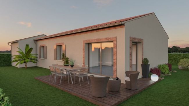 Produit rare sur la commune de Auzielle maison neuve de 97 m² avec garage