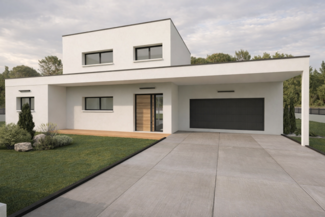 Hors lotissement avec vue Pyrénées