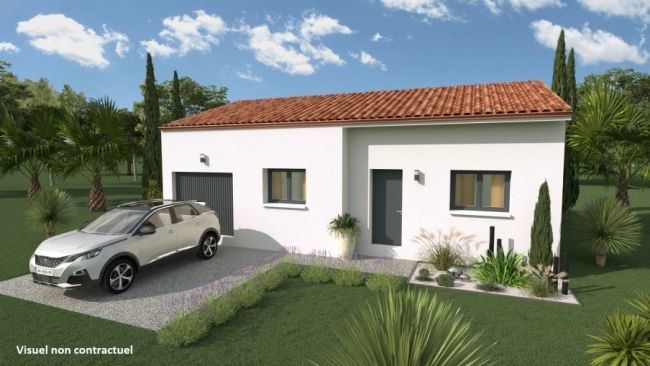 PETIT PRIX   BOUTENAC TRES BELLE VILLA AVEC 2 CHAMBRES ET GARAGE