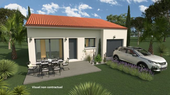 VILLA TRADITIONNELLE T4 AVEC GARAGE SUR TERRAIN DE 400M² A 11200 BOUTENAC