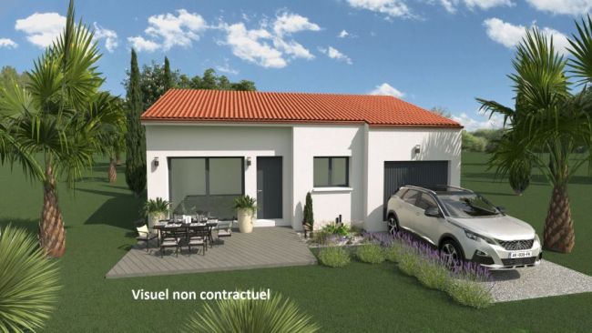 Très jolie villa de plain-pied neuve avec garage  à Fleury (11560) – sur terrain viabilisé