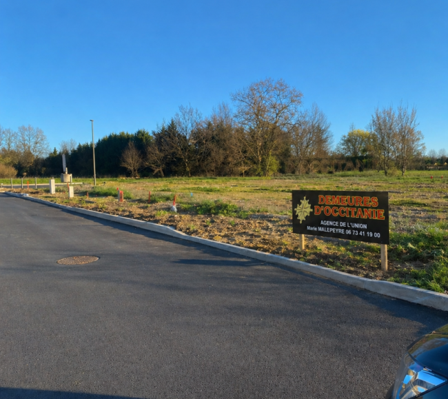 Terrain constructible 544 m² – accès rapide A68 Buzet -sur -Tarn