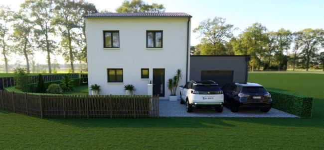 Terrain + Villa 3 chambres avec garage accolé à La palme (11480)