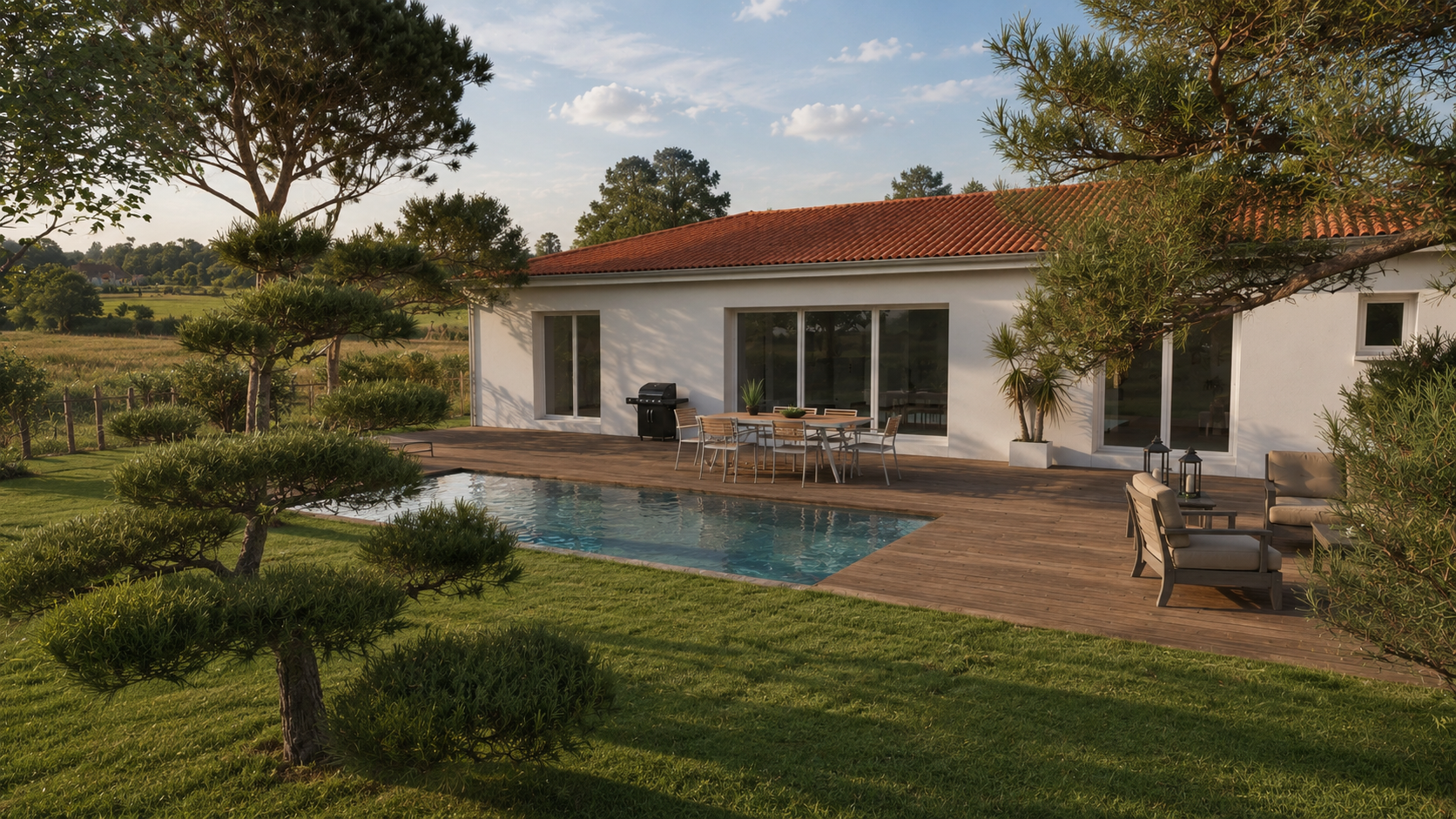 MAISON SUR TERRAIN 1300 m2 SAINT SULPICE SUR LEZE 31410