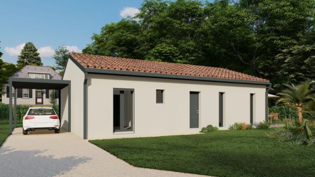 maison plain pied 90 m2 Belberaud 31450