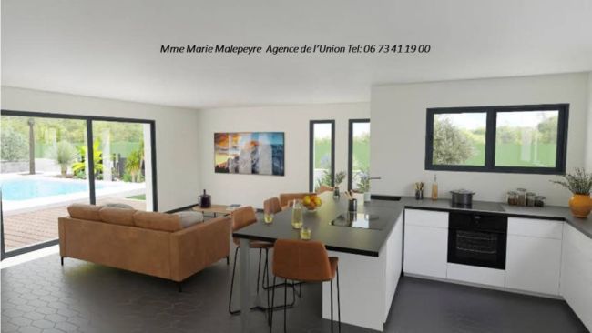 Projet de maison neuve à Gratentour – terrain 602 m²