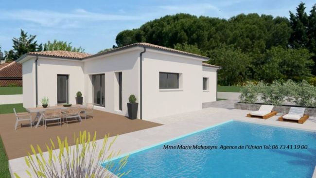 Vacquiers : maison neuve 95 m² sur 700 m² viabilisé – rentabilité locative et emplacement stratégique