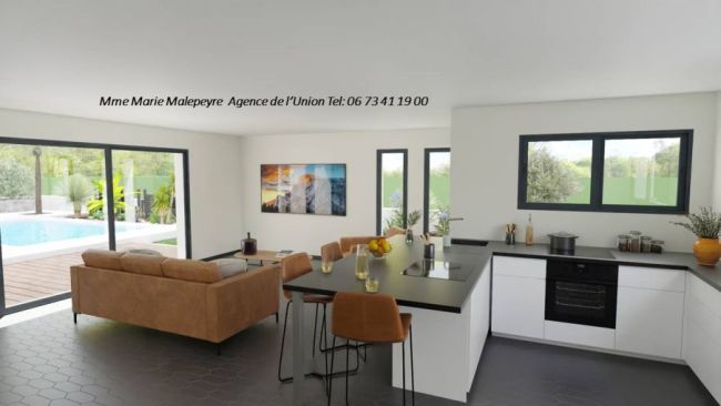 Maison contemporaine à bâtir à Verfeil 31590 – Plain-pied familial de 102 m² sur terrain viabilisé