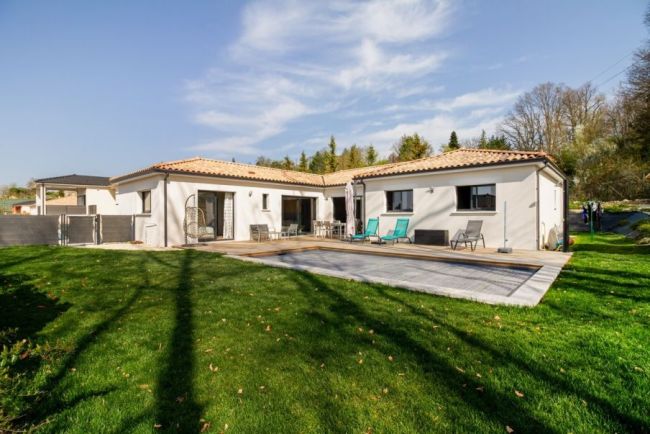 Maison neuve contemporaine plain-pied 110 m² à Plaisance-du-Touch