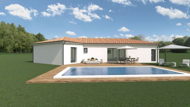 MONTAIGUT SUR SAVE VILLA T5 SUR TERRAIN  446 M2
