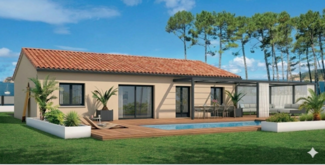 Villa à construire + terrain, Loures-Barousse 65370