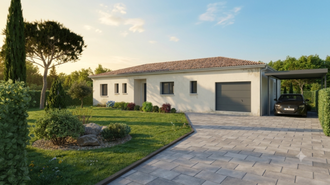 Villa T5 117 m2 plain pieds à Escalquens 31570