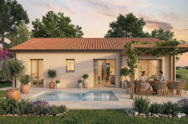 Villa à construire + terrain, Clarac 31210