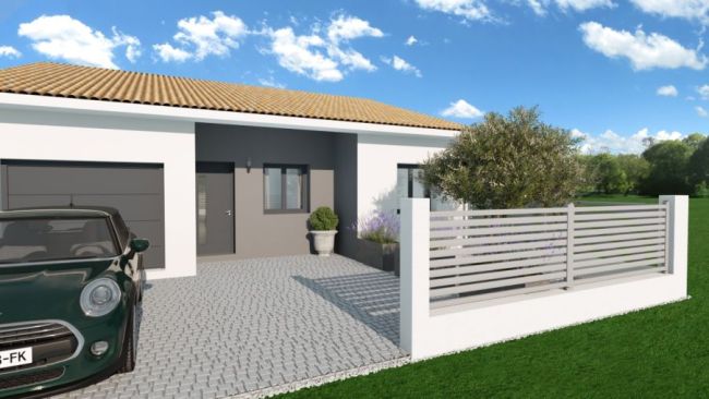 Villa plain-pied 2 chambres sans vis à vis