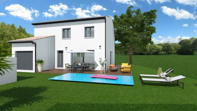 EXCLUSIVITE VILLA ETAGE 100m² + GARAGE CAMPAGNAN 34230