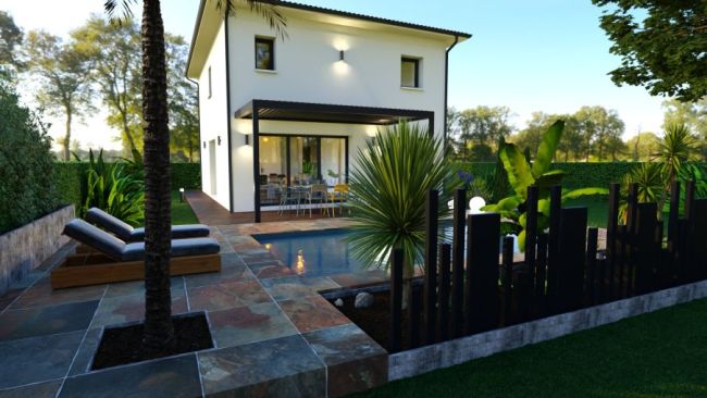 Saint lys  villa  110 m2 à etage