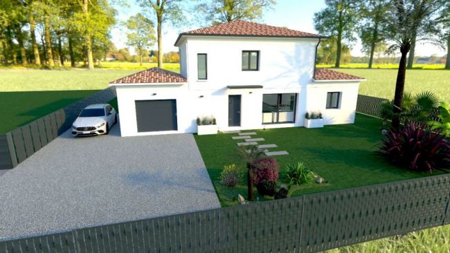 villa a étage 110m2 sur terrain de 500m2