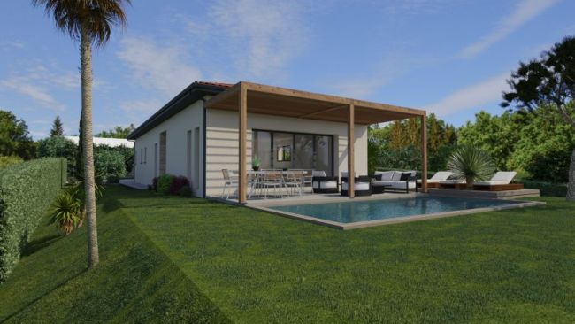 Maison contemporaine de 110 m² avec vue sur les Pyrénées – Vigoulet-Auzil