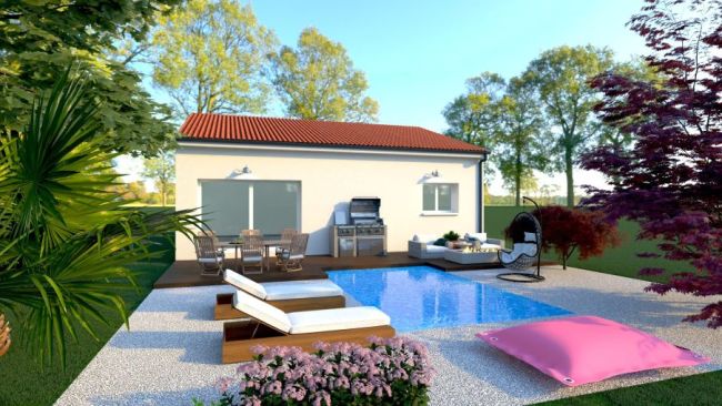 VILLA PLAIN PIED 3 CHAMBRES ONDES 31330