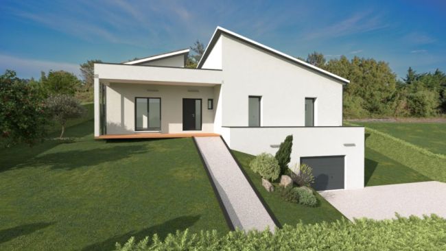 Projet hors lotissement avec vue sur les Pyrénées