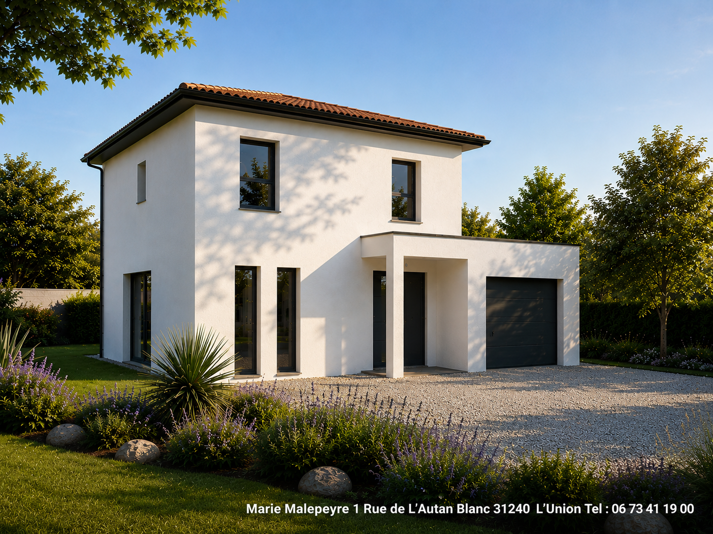 Castelmaurou Centre : Maison neuve 3 chambres sur terrain de 316 m²