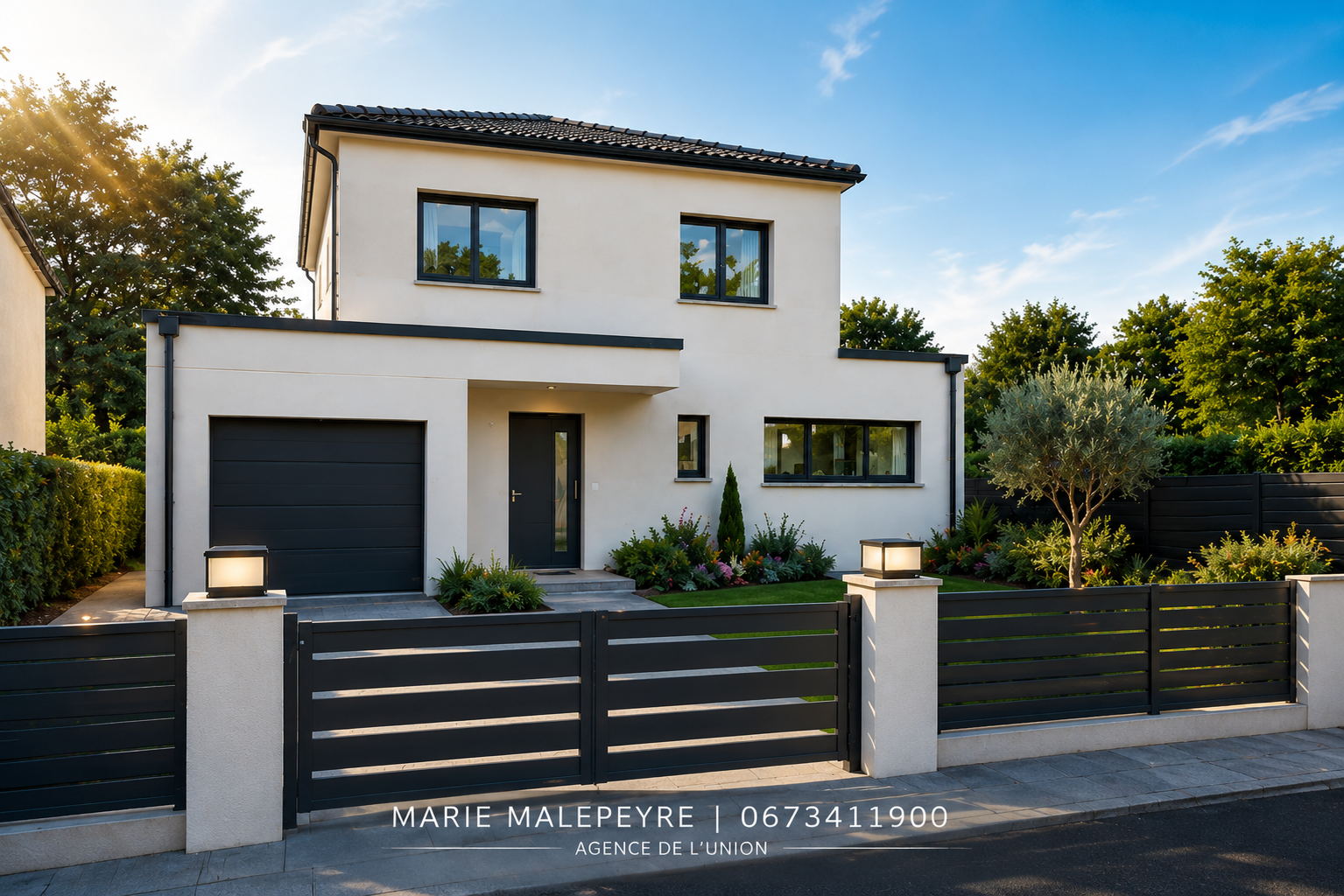 Nouveau , Maison familiale avec garage dans un environnement résidentiel privilégié