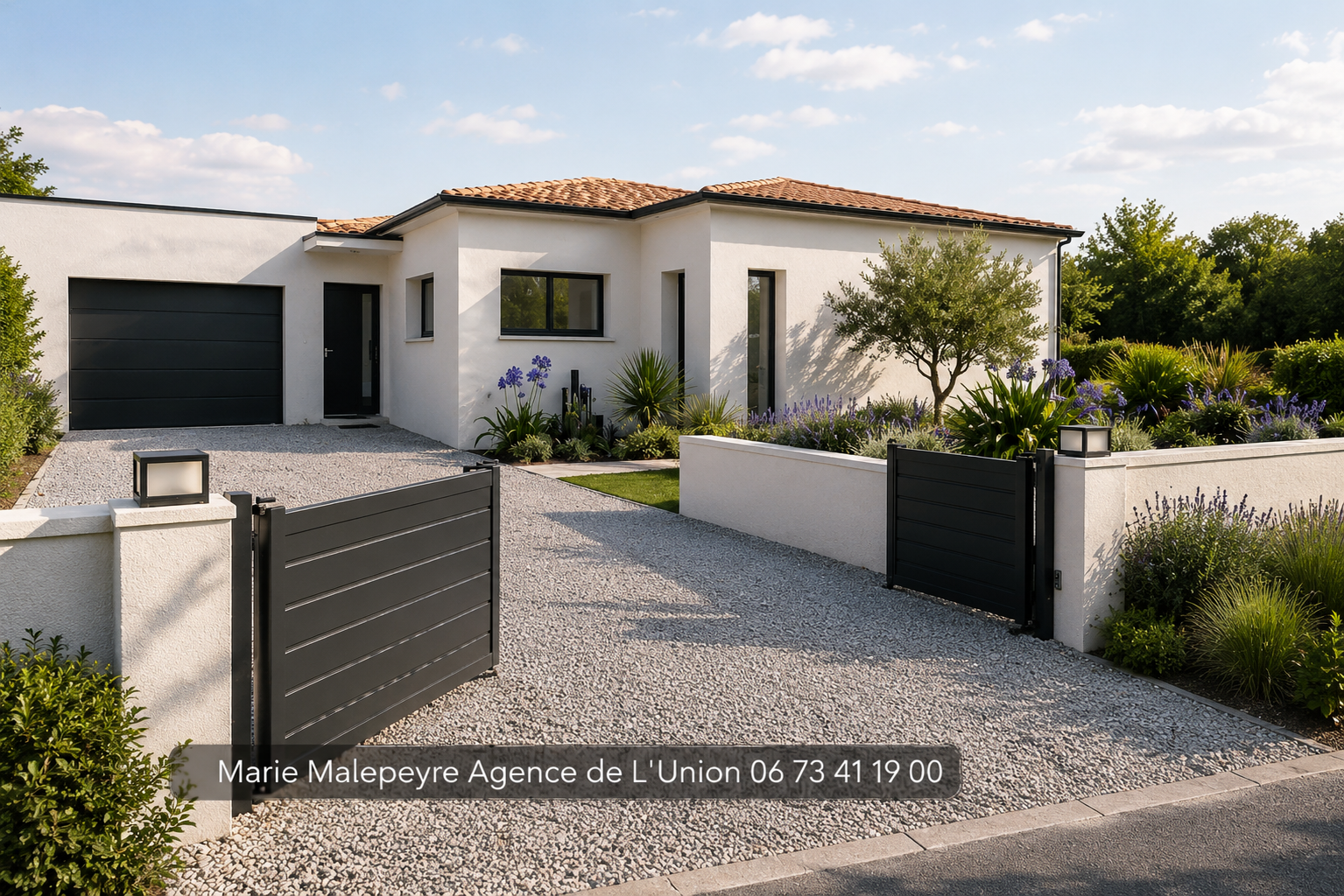 Maison neuve contemporaine 110 m² plain-pied à Villeneuve-lès-Bouloc