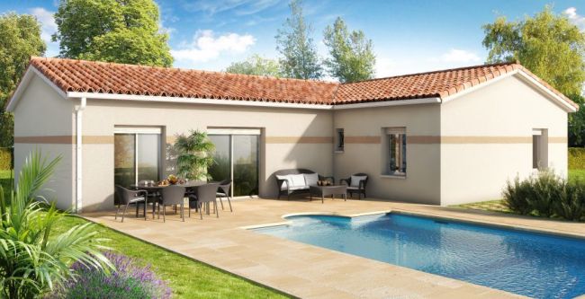 Maison neuve en L Rosières 81400