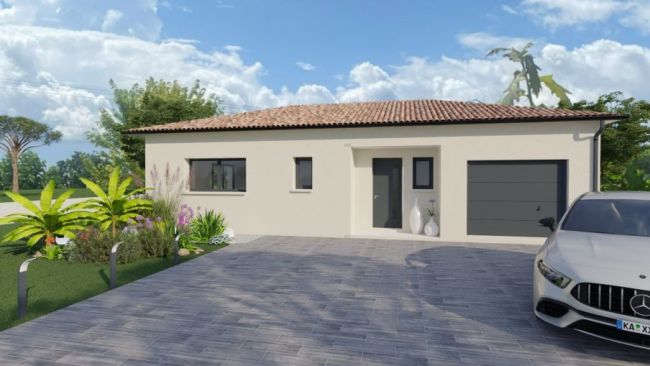 Maison neuve à Verfeil (31590) – 95 m², 3 chambres, terrain de 945 m² proche écoles et commodités