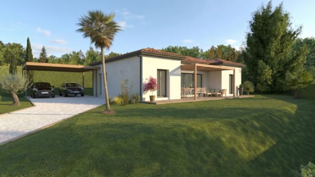 Maison contemporaine de 100 m² Plain pied à bâtir à Corronsac 31450
