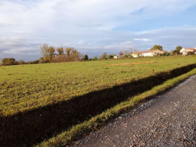 Beau terrain exposé plein sud