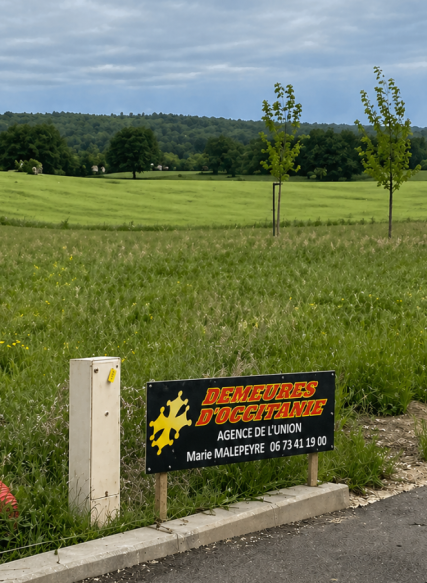 Bouloc centre : terrain prêt à bâtir 710 m²