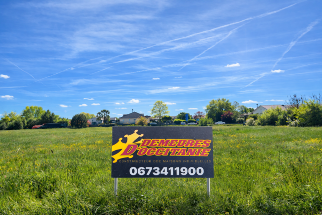 Terrain à bâtir 400 m² à Ondes centre-ville