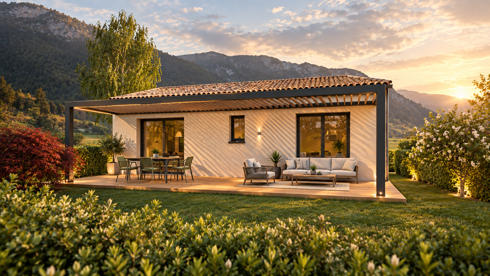 Maison deux chmabres dans le centre de Céret