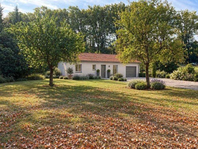 Maison neuve de plain-pied 100 m² avec garage sur terrain de 1 660 m² – Bellegarde-du-Razès (11240)